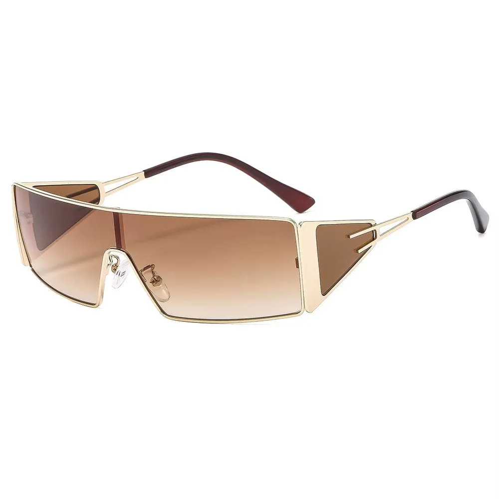 Gafas polarizadas montura dorada – Protección UV para pesca deportiva - imagen 3
