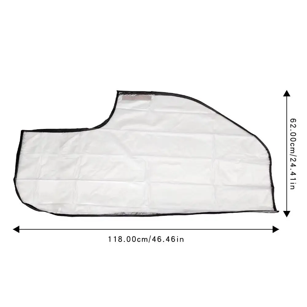 Funda de golf impermeable instalada en bolsa