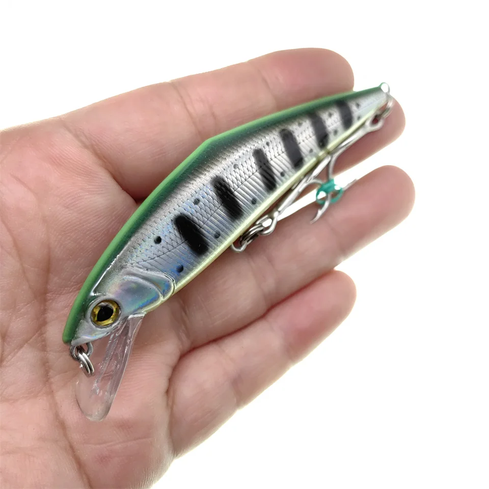 MUKUN-señuelo de pesca de pececillo que se hunde, trucha grande, pez roca de Lucio, cebo duro, Jerkbait, agua dulce, agua salada, Wobbler, 14g, 9cm - imagen 4
