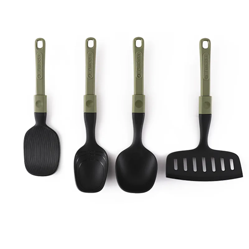 Tenedor plegable portátil para acampar al aire libre, cuchara, juego de cubiertos ligeros, vajilla de Material de nailon resistente a altas temperaturas para Picnic - imagen 5