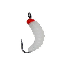 Jig Head con Vinilo Larva – Señuelo Blando de Pesca