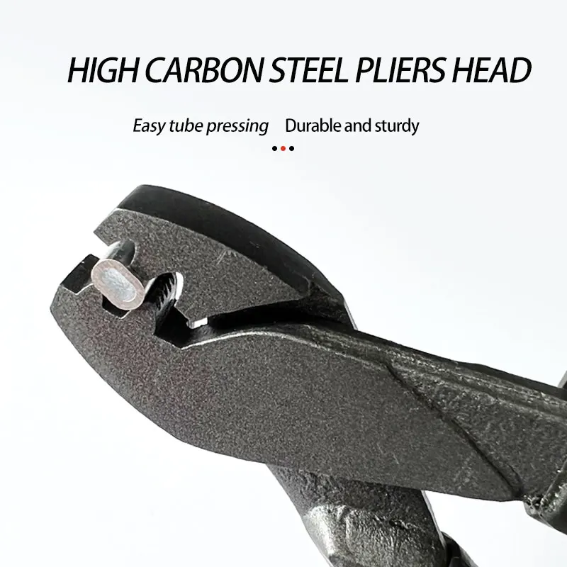 Alicates de pesca, Kit de manguitos de engarce, alicates de pesca de agua salada, juego de herramientas de pesca de manga de prensado de alambre de cobre de un solo/doble barril - imagen 3