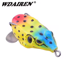 Señuelos rana silicona realista pesca bass