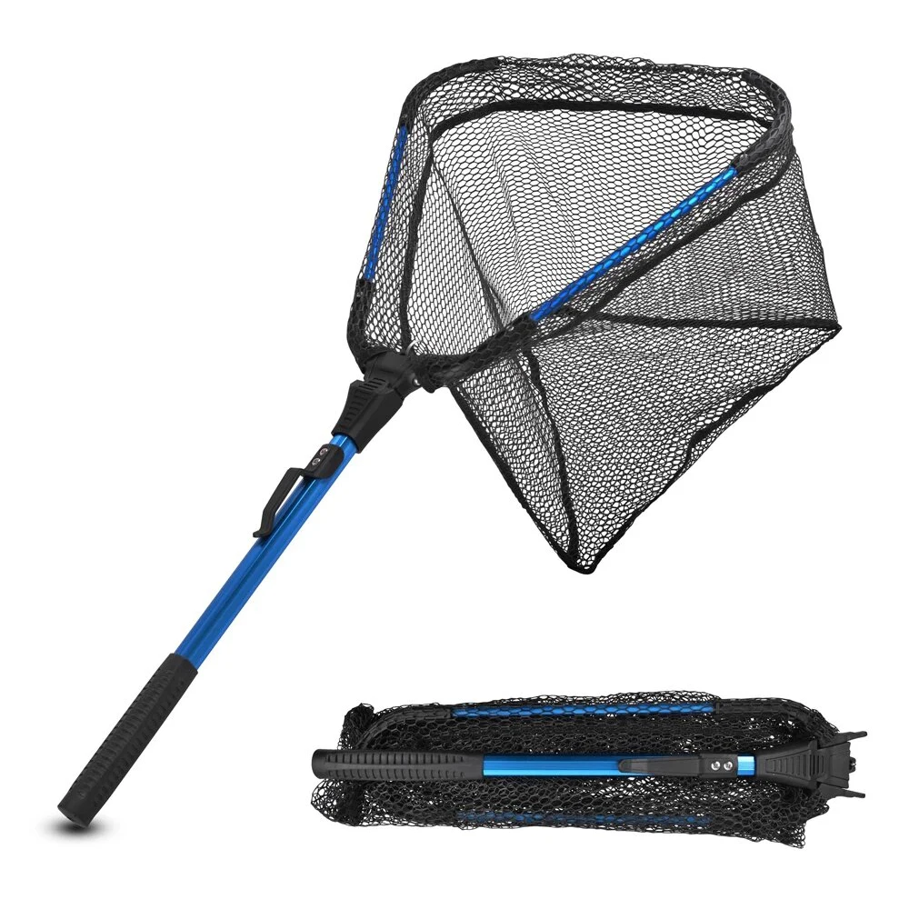 Esta red de pesca está diseñada para un fácil manejo y captura eficiente.