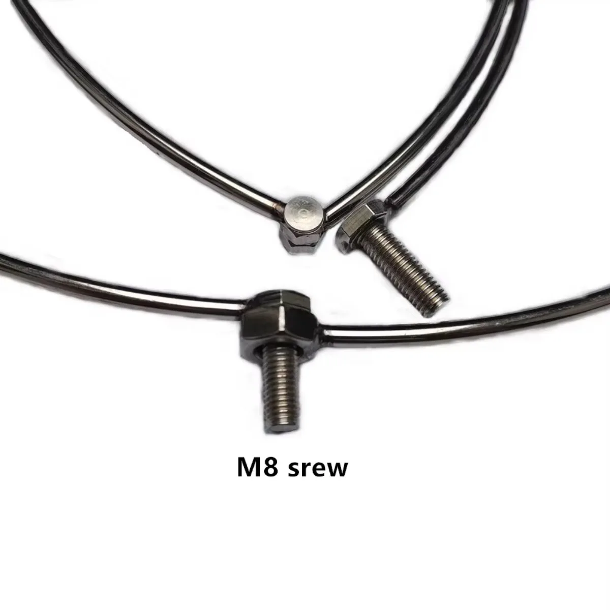 Red de aterrizaje de anillo plegable Sloid de acero inoxidable para reemplazar accesorios de red Brail de red de pesca fuerte 40 cm-60 cm, malla de 20 mm a 40 mm - imagen 5