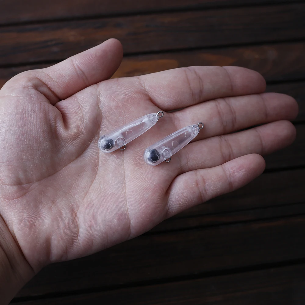 CCLTBA 5 unids/lote calidad sin pintar Señuelos de Pesca lápiz Popper cebos duros espacios en blanco para DIY señuelo Artificial Wobbler aparejos de pesca - imagen 3