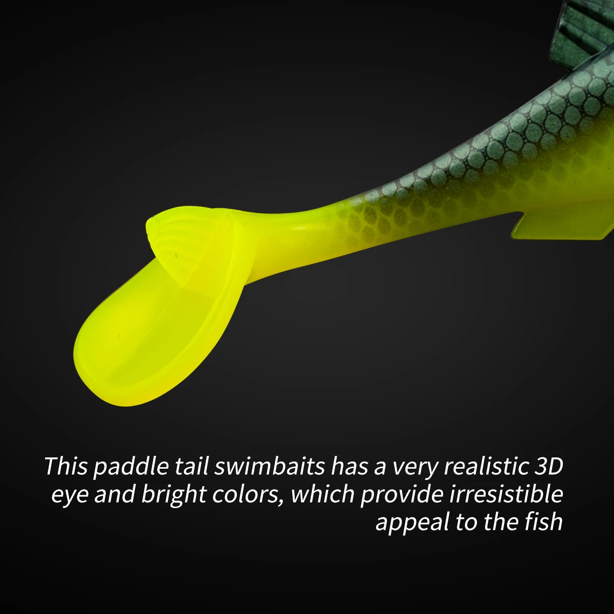 Señuelo SwimBait de vinilo hundible para lucio y perca - imagen 3