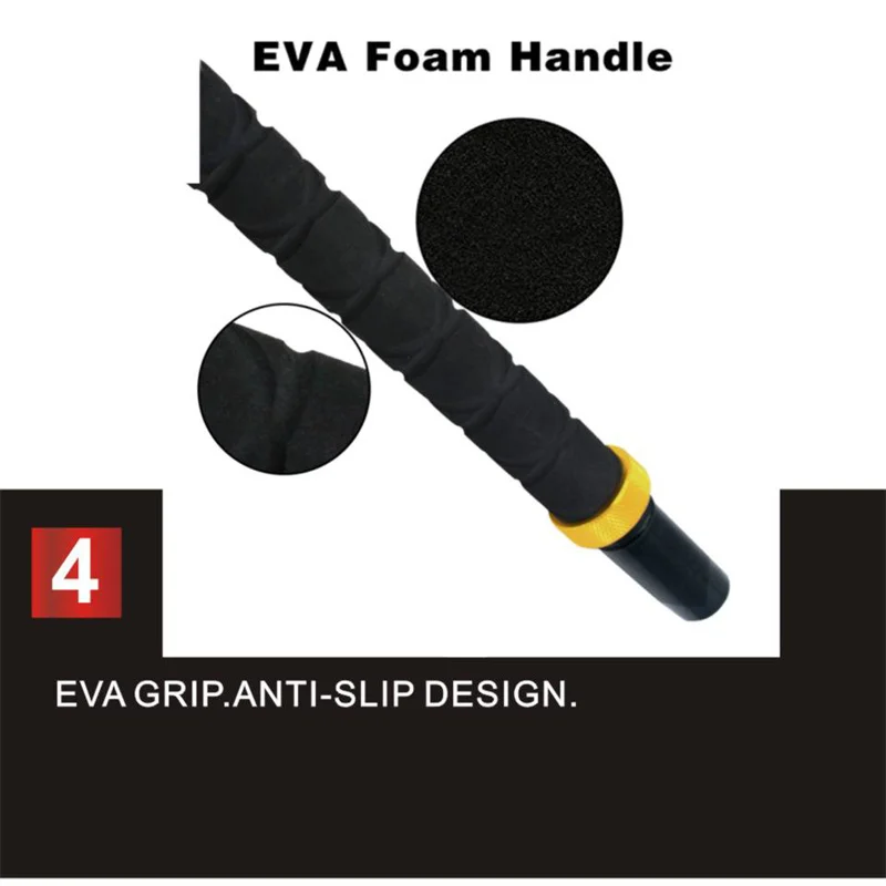 Caña de arrastre de pesca en el mar, caña de juego grande de 5 ', 80lbs, 130lbs, EVA, mango doblado/recto, varilla de atún, 2 + 1, rodillo de Material FRP - imagen 5