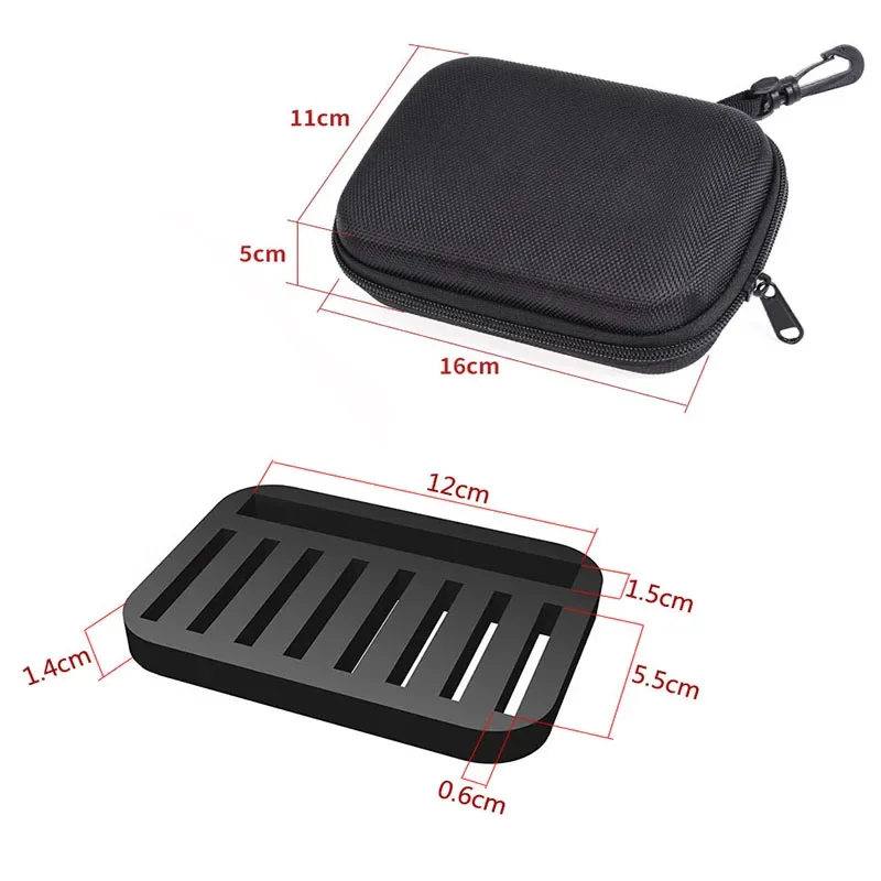 Bolsa de señuelo de pesca de alta calidad, 16cm x 11cm x 5cm, cuchara, señuelo con mosca, contenedor de cabeza de anzuelo, bolsa de pesca, bolsa de almacenamiento de señuelos de gran capacidad, aparejos - imagen 2