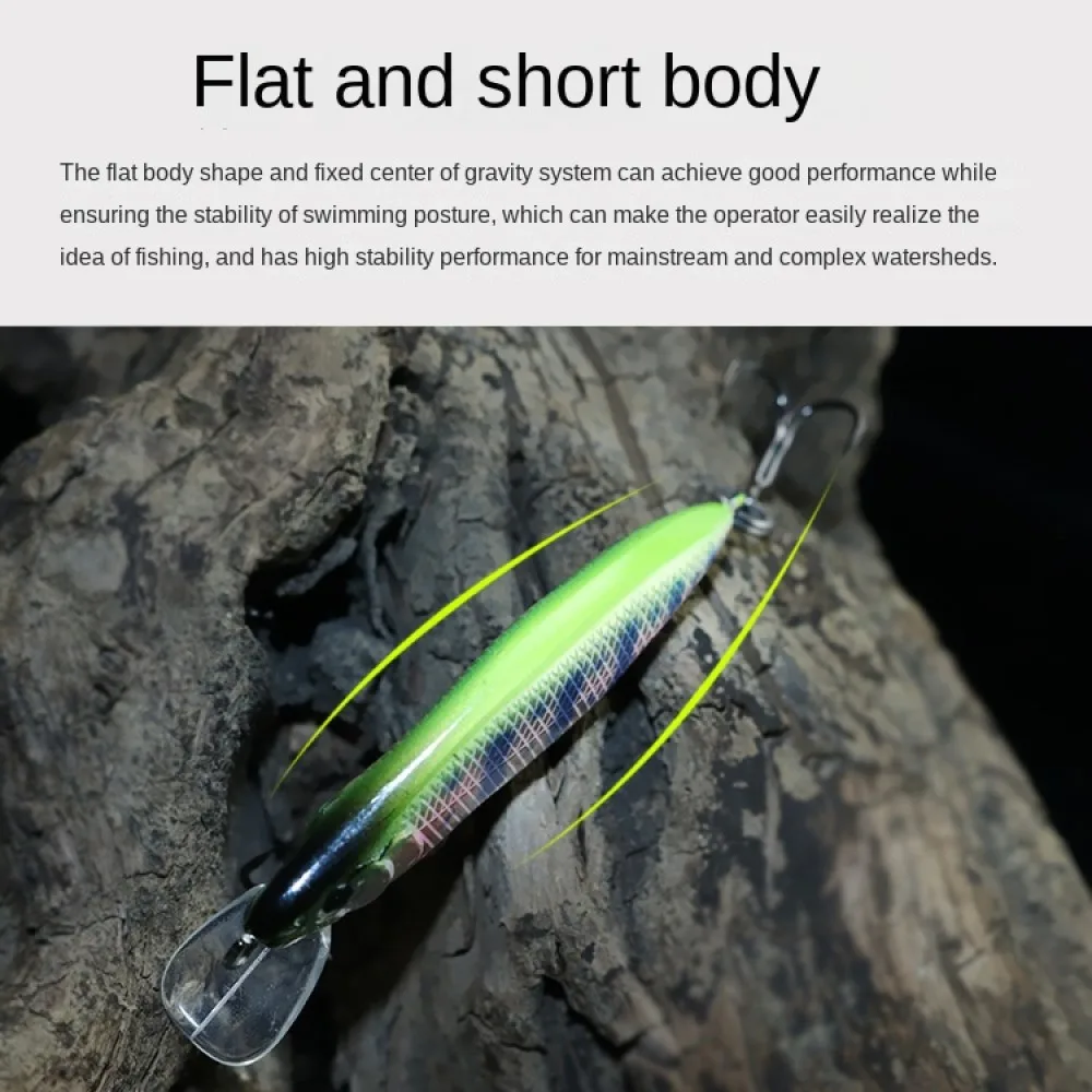 TSUYOKI Humpback 46 pececillo hundido 46mm 4g pesca en río juego de Ajing señuelo plástico trucha cebo Duo GH46 Humpback Wobblers - imagen 5