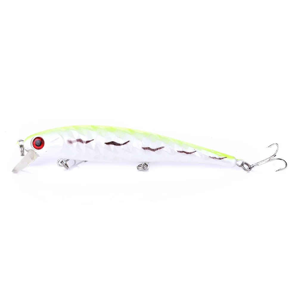 Señuelo de pesca flotante de 6 piezas, señuelos duros para pesca de pececillos, cebo Artificial, ojos 3D, Wobblers Crankbait 12cm 15g - imagen 5