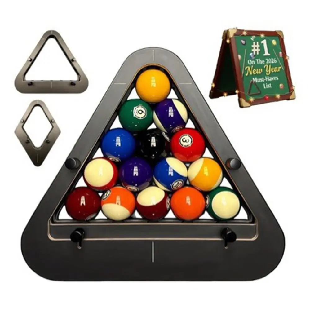 Triángulo de billar 9-ball ajustable con soporte elimina huecos - imagen 2
