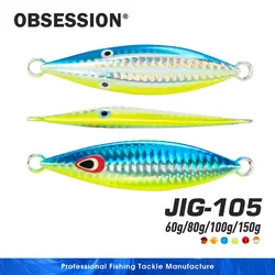 Obsession J105 Senuelo Plano – Hundimiento Lento para Atún y Lubina