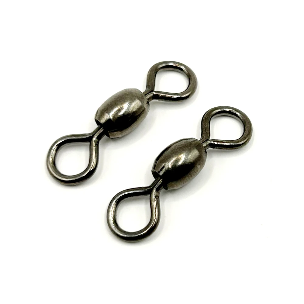 50 Uds grúa giratoria sedal conector de gancho latón pesca en agua salada accesorios de pesca rodante aparejos - imagen 5