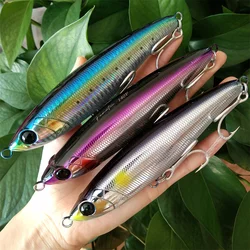 TSURINOYA 3 uds 140F Topwater Stick señuelo de pesca fanático 140mm 46g áreas profundas barco pesca agua salada cebos duros lápiz flotante