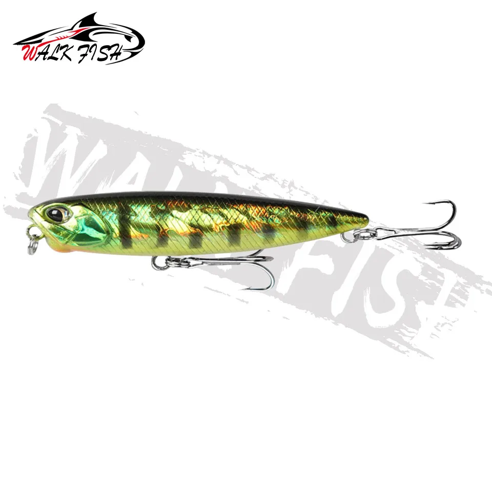 WALK FISH-señuelo de Pesca flotante, cebo Topwater, Wobblers para Pesca de curricán, Isca Artificial, 5,5g, 14,3g - imagen 5