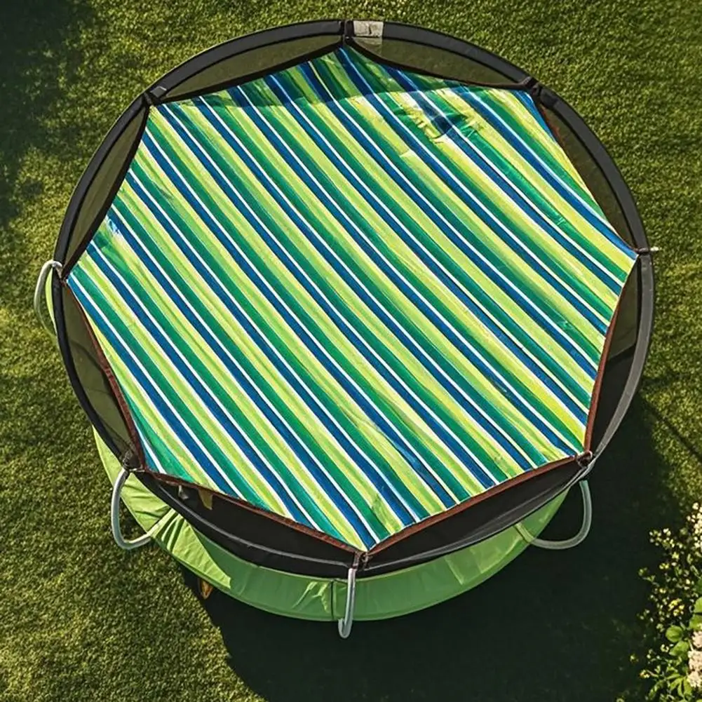 Cubierta impermeable para trampolín con protección solar y dosel - imagen 4
