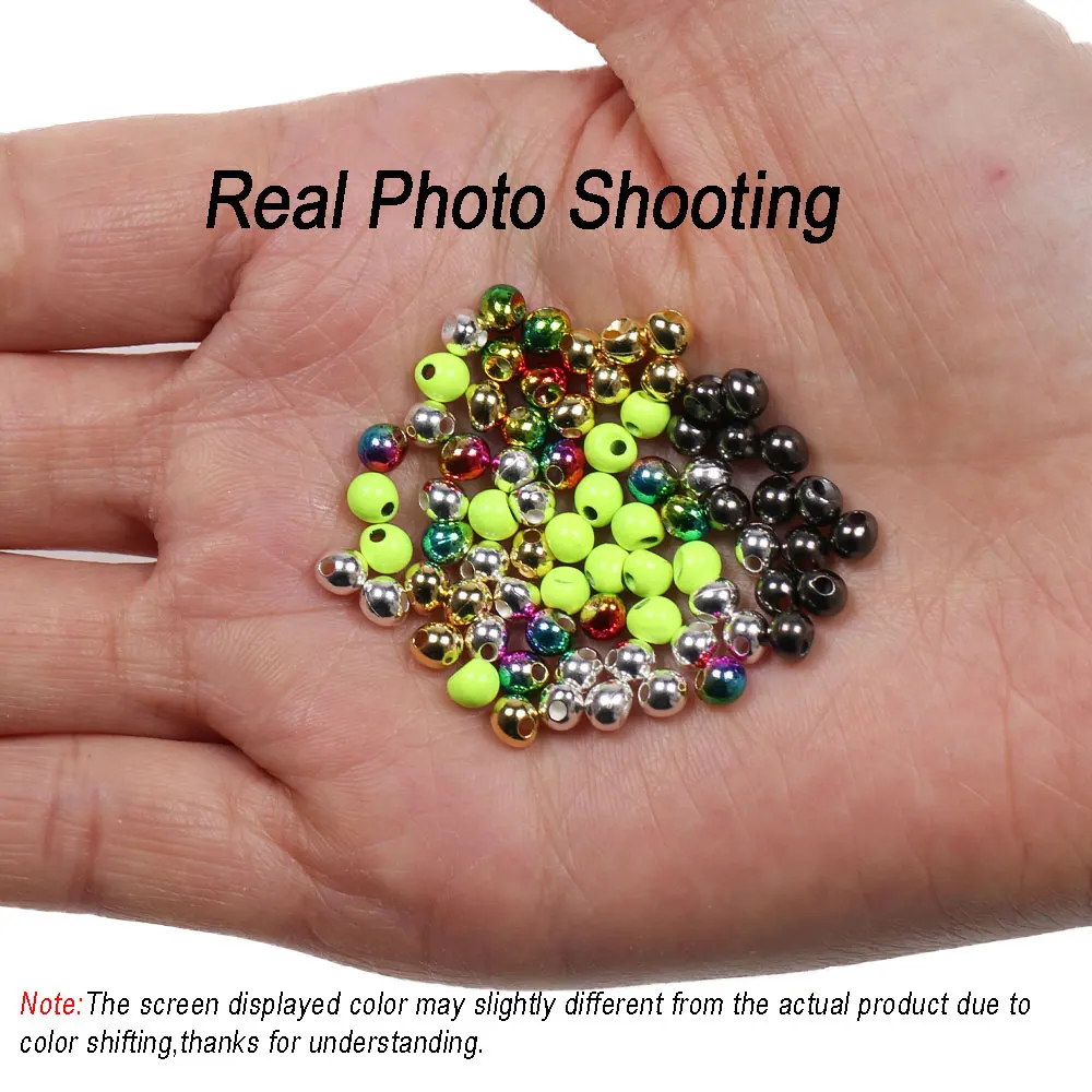 ICERIO 100 Uds. De cuentas de tungsteno sin juego, forma de gota, plantilla de tungsteno Inst, plantilla de fregadero rápido, Material de atado de moscas de ninfa, señuelo de pesca de trucha - imagen 5