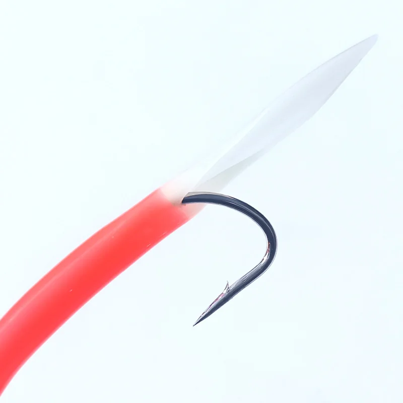 5 unids/lote rojo luminoso con Flasher bacalao pesca atún mar Sabiki Rig 6/0-14/0 anzuelos de pesca de mar brillantes accesorios de pesca de barco - imagen 4