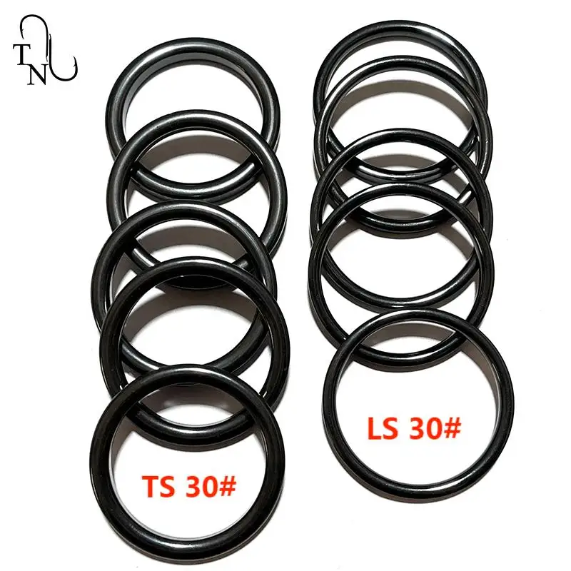 Anillo de guía de pesca TN94 LS SIC, kit de reparación de repuesto DIY, anillo interior redondo, accesorios de aparejos de pesca, varilla, ojo, anillo de guía suave - imagen 4