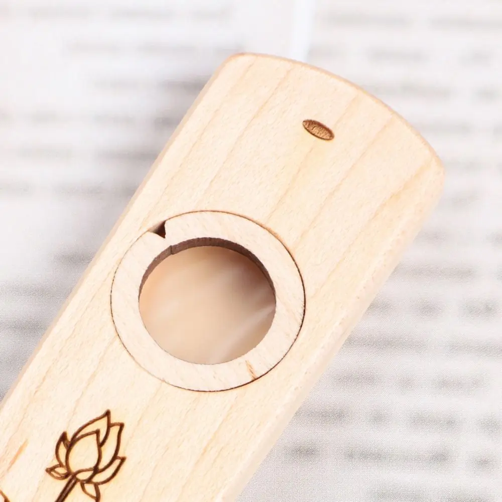Kazoo de madera profesional – Instrumento viento fácil con estuche - imagen 4