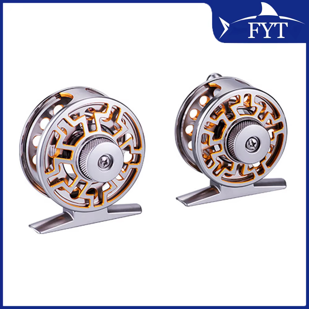 Carrete de pesca con mosca de aleación de aluminio LK40/50/60 WT 2 + 1BB intercambiable para agua salada y agua dulce, accesorios de pesca con mosca - imagen 4