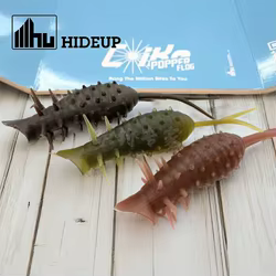 HIDEUP rana erizo de mar COIKE POPPER FROG Biwako agua rasante cebo suave onda gatear palabra perro