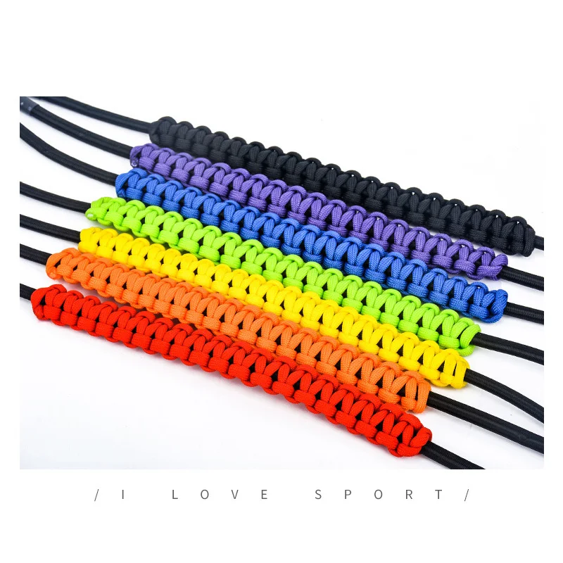 Accesorios de tiro con arco al aire libre trenzados del cordón de muñeca del arco compuesto - imagen 4
