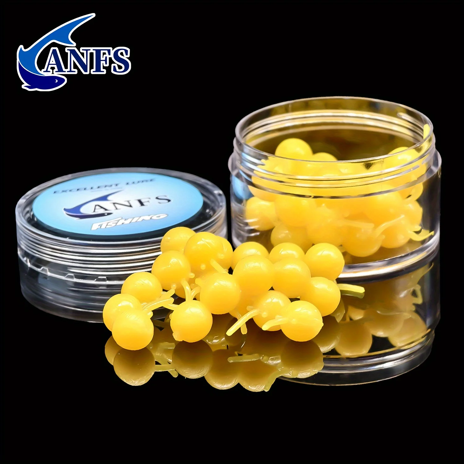 ANFS 50 señuelos de pesca blandos de primera calidad: cebos flotantes TPR para carpa, trucha y bagre, eficaces para agua dulce y salada. - imagen 2