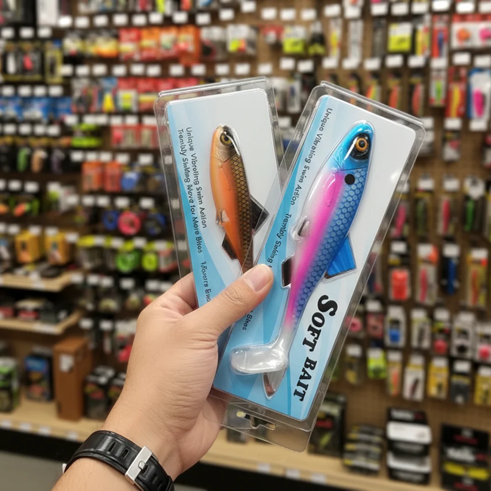 Swimbait 3D cola de silicona para pesca en agua dulce y salada - imagen 2
