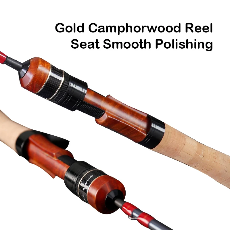 PURELURE BFS TROTA Baitcasting caña giratoria perca para trucha UL Power acción rápida 3 piezas 1,40-1,53 m 1-7g anillo guía FUJI - imagen 5