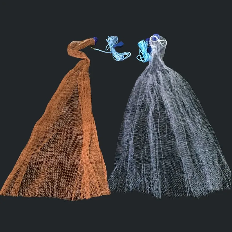 Finefish-1.2-3.6m Red de pesca sin plomo, deporte al aire libre, red de lanzamiento manual, malla pequeña, estilo EE. UU., herramienta de red enmalle - imagen 2