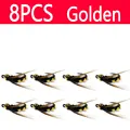 8pcs Golden