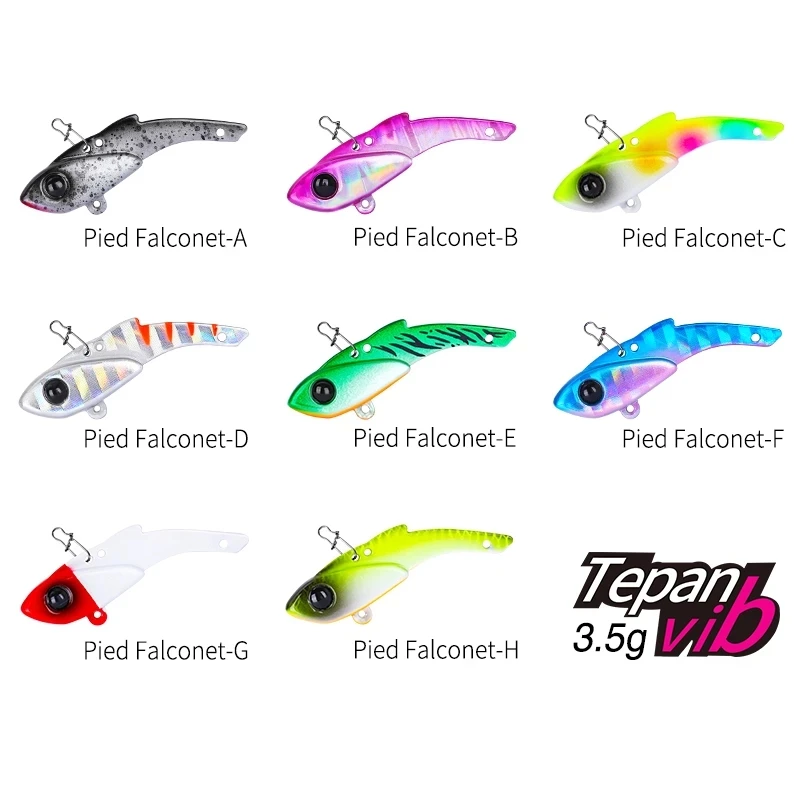 TSURINOYA-señuelo de pesca de Metal VIB, cebo duro para trucha AJING, FALCONET de PIED, 34,5mm, 3,5g, Rochfish, Barracuda, Lucio, aparejos de pesca de invierno - imagen 2
