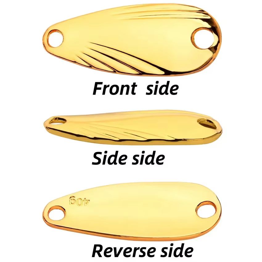 Señuelos de pesca de Metal, 12/20 piezas, Wobbler Spinner, cebo, cuchara, lubina Artificial, lentejuelas duras, Paillette, gancho de acero metálico - imagen 4