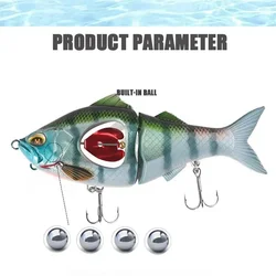 Señuelo híbrido Sinking Swimbait Jerkbait para depredadores