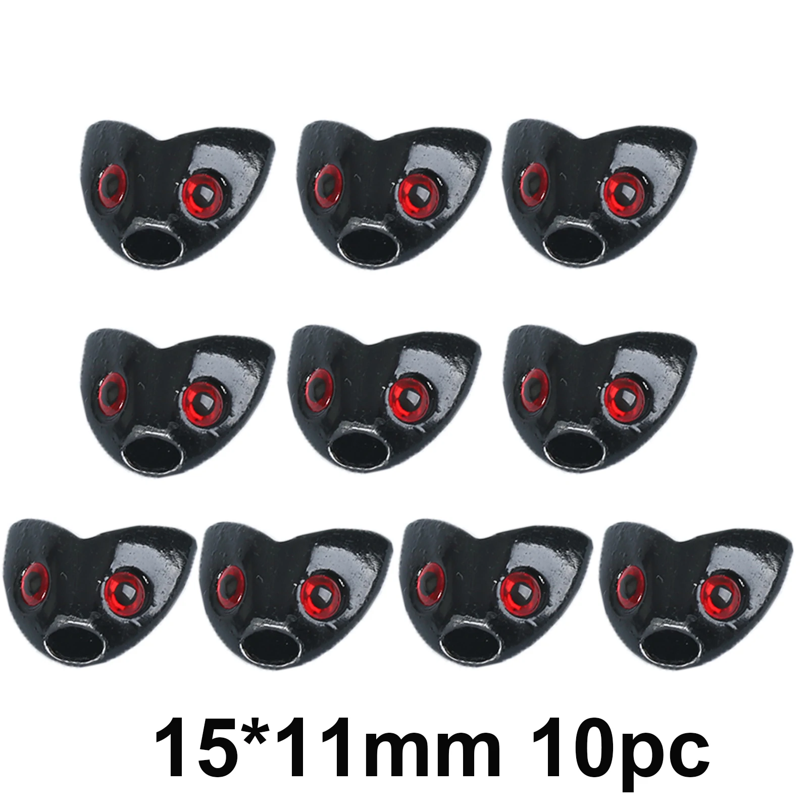 15mm 11mm 10pc black