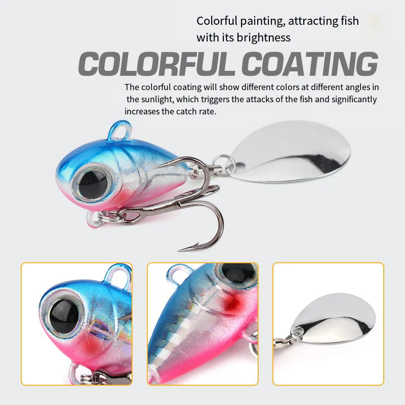 Señuelo Metal VIB Jig Spinner – Acción vibrante 15-20g - imagen 2
