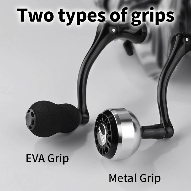 Carrete de pesca giratorio LINNHUE 1000-7000 agarre de bola de Metal 10kg 5,2: 1 relación de engranaje carrete de Metal profundo accesorio de pesca de carpa - imagen 3