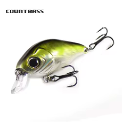 Countbass 43mm 7g manivela cebo plástico duro Señuelos de pesca Wobbler para lubina trucha Pike