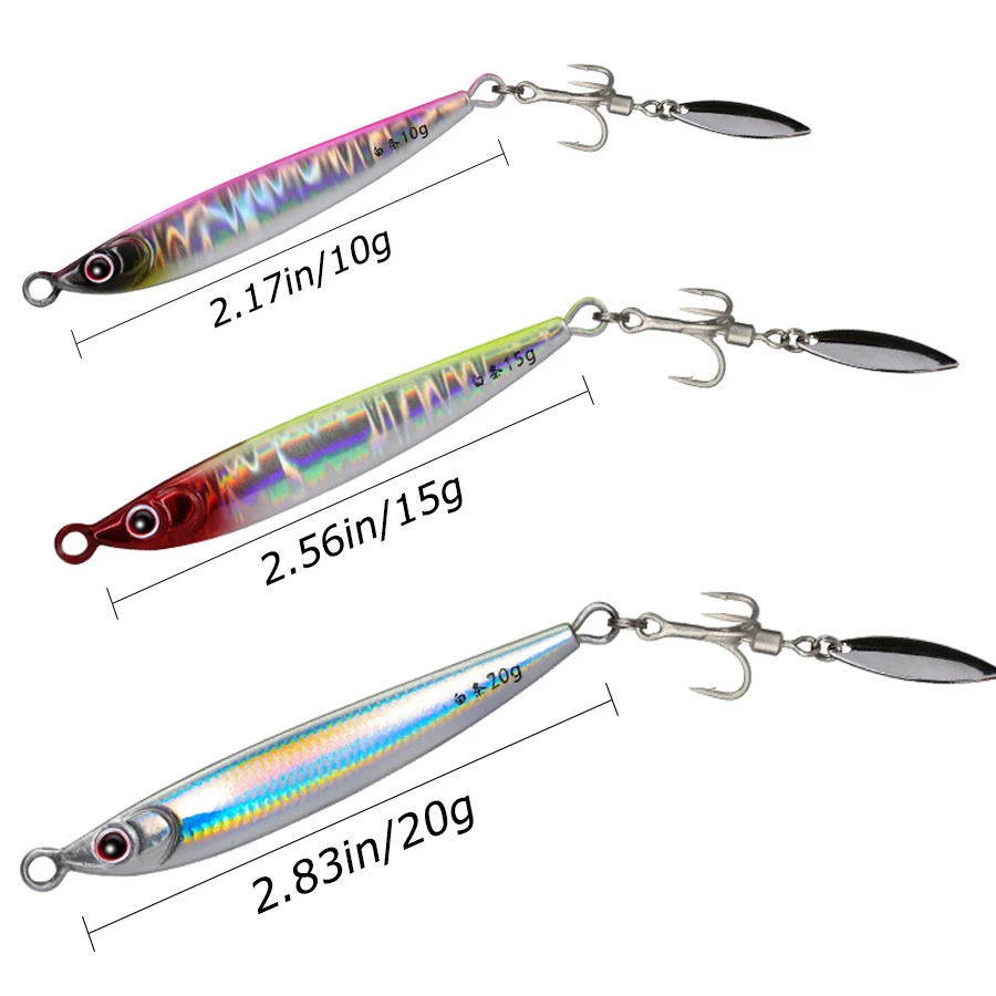 Jig vertical WODJYJ para slow jigging en agua salada