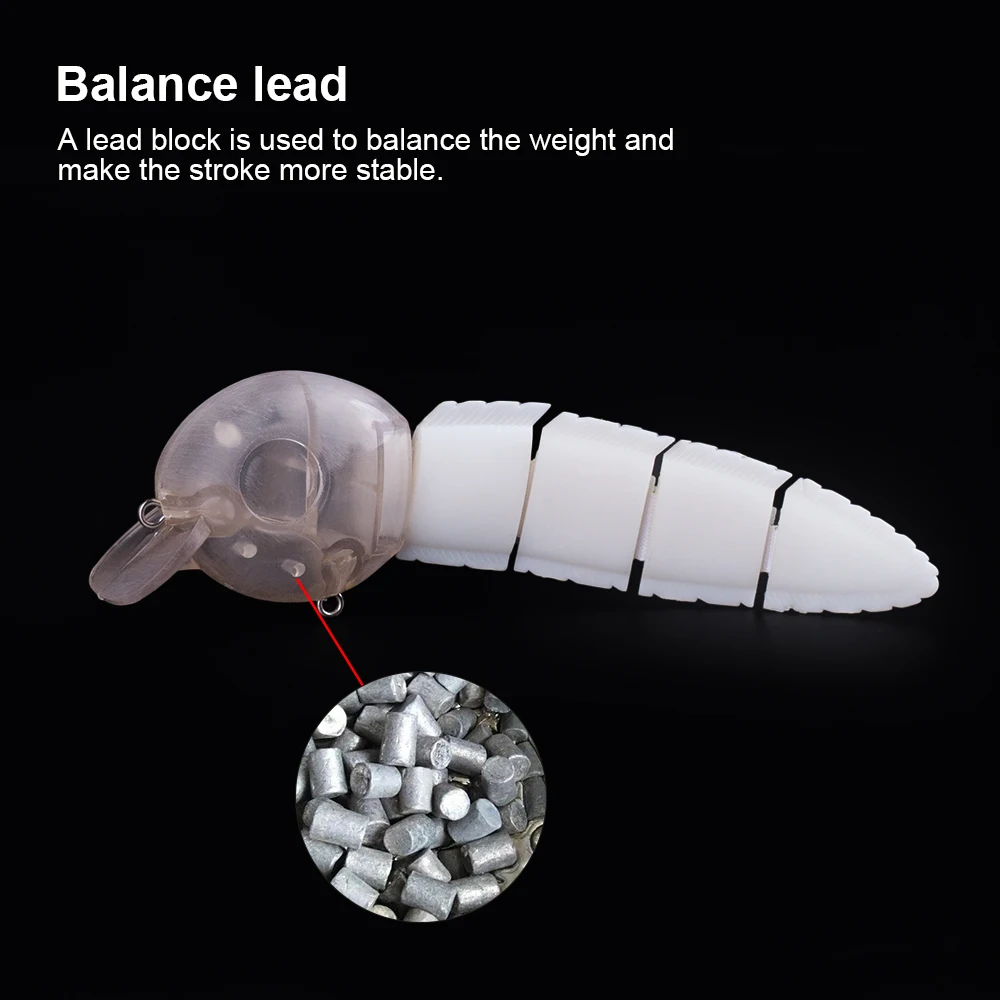 Hanlin-Señuelos de Pesca de lubina sin pintar, aparejos de señuelo Wobbler de cuerpo duro, 2/5 piezas, DIY, 152mm/33g - imagen 5