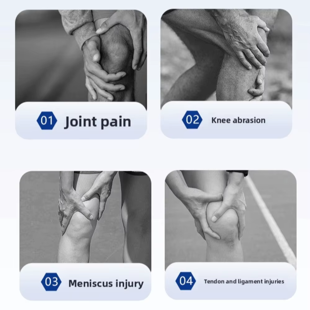 Rodilleras Elásticas de Compresión – Soporte Transpirable Deportivo - imagen 4