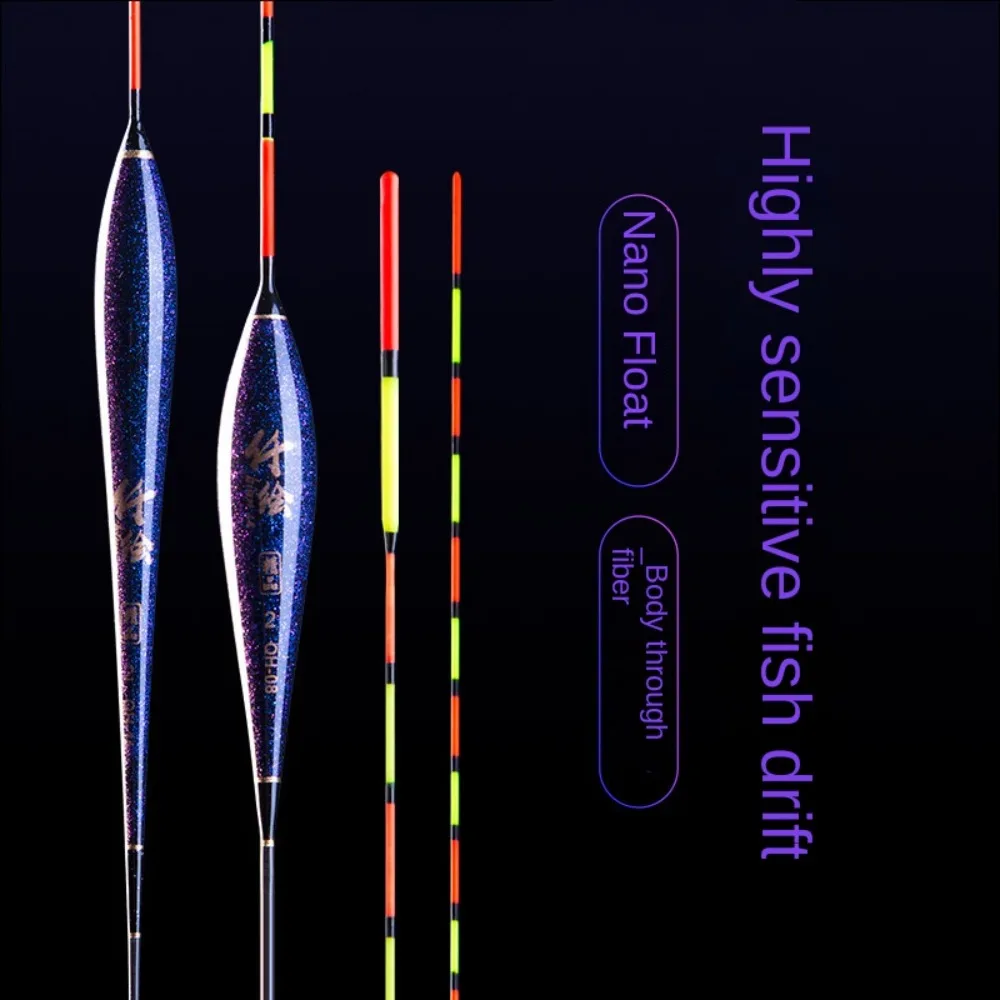 Señuelo de pesca Rocky, flotador llamativo, cola triangular, flotadores sensibles, tubo de deriva antideslizante, llamativo - imagen 4