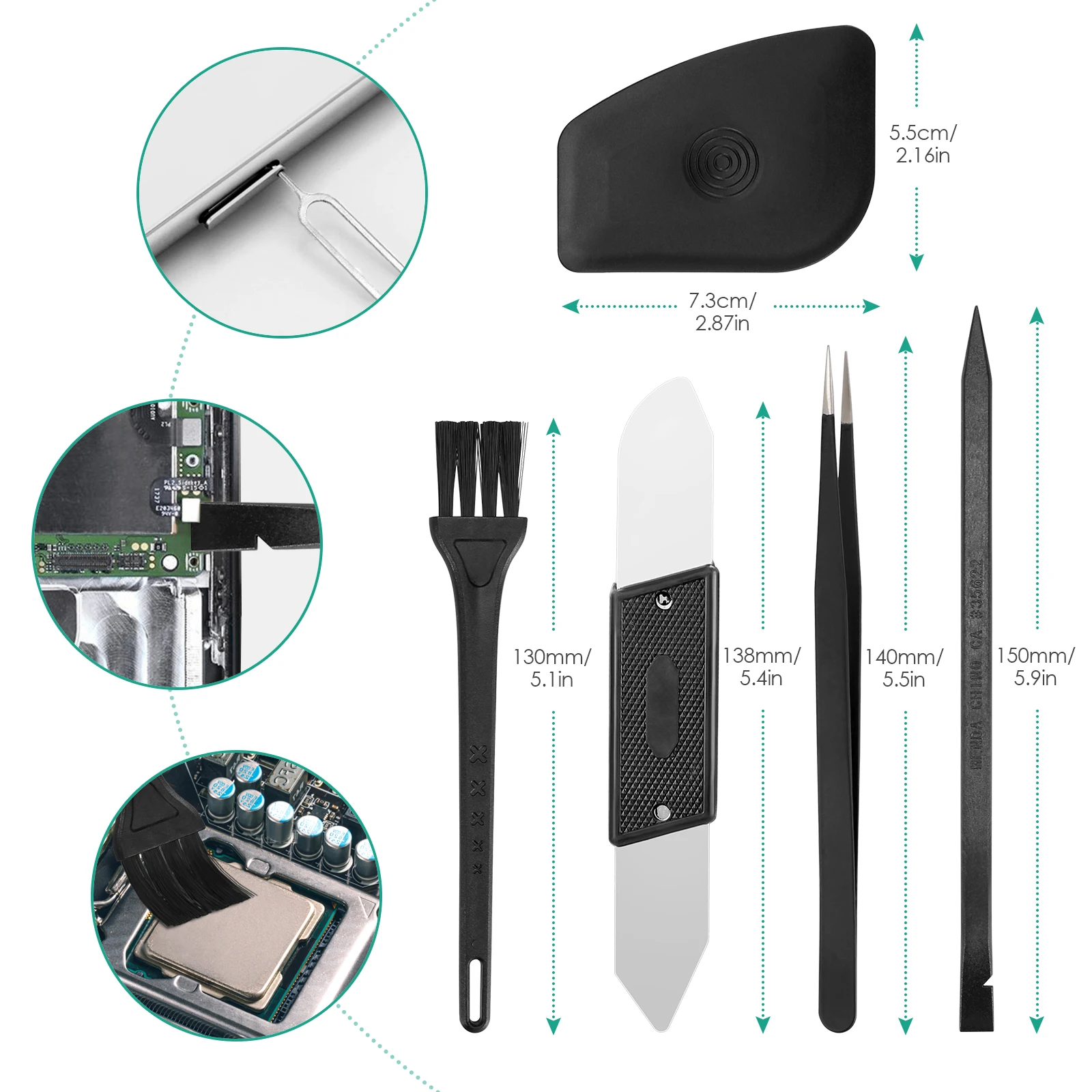 Destornilladores magnéticos para iPhone y MacBook - Kit con ventosa - imagen 5