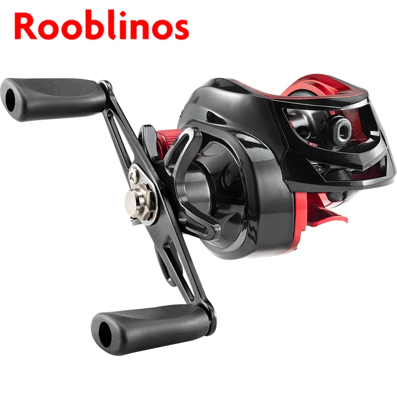 Carrete de pesca Baitcaster serie BR Pro, carrete de pesca Baitcasting, carrete de pesca Baitcaster suave HS, equipo de pesca de agua dulce - imagen 3