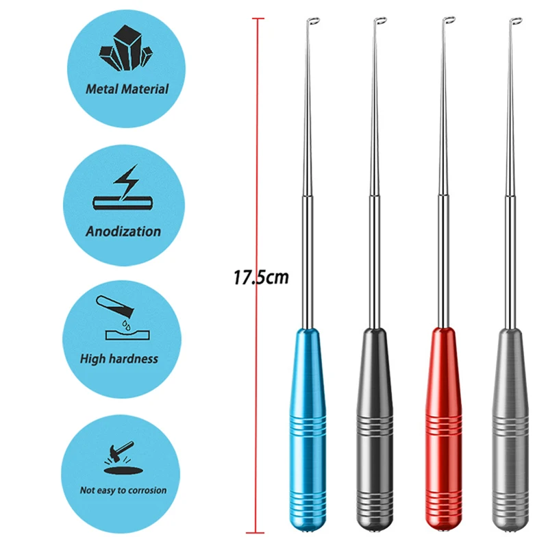 Desenganche de anzuelo de pesca, desacoplamiento rápido de garganta profunda para accesorios de pesca de carpa, herramientas, productos, Extractor de seguridad de acero inoxidable - imagen 2