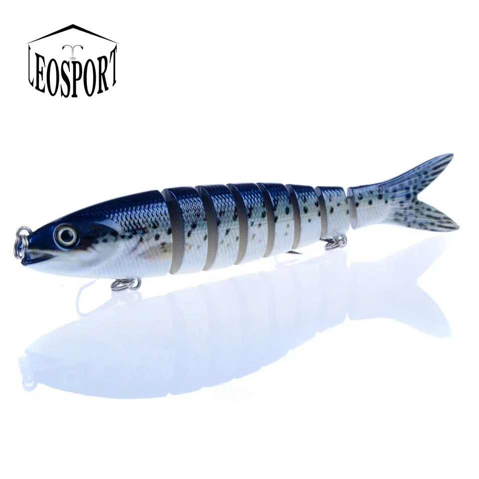 Wobblers Señuelos de Pesca de Lucio Artificial, secciones articuladas múltiples, cebo duro Artificial, herramientas de pesca de carpa, 12cm, 19g - imagen 5