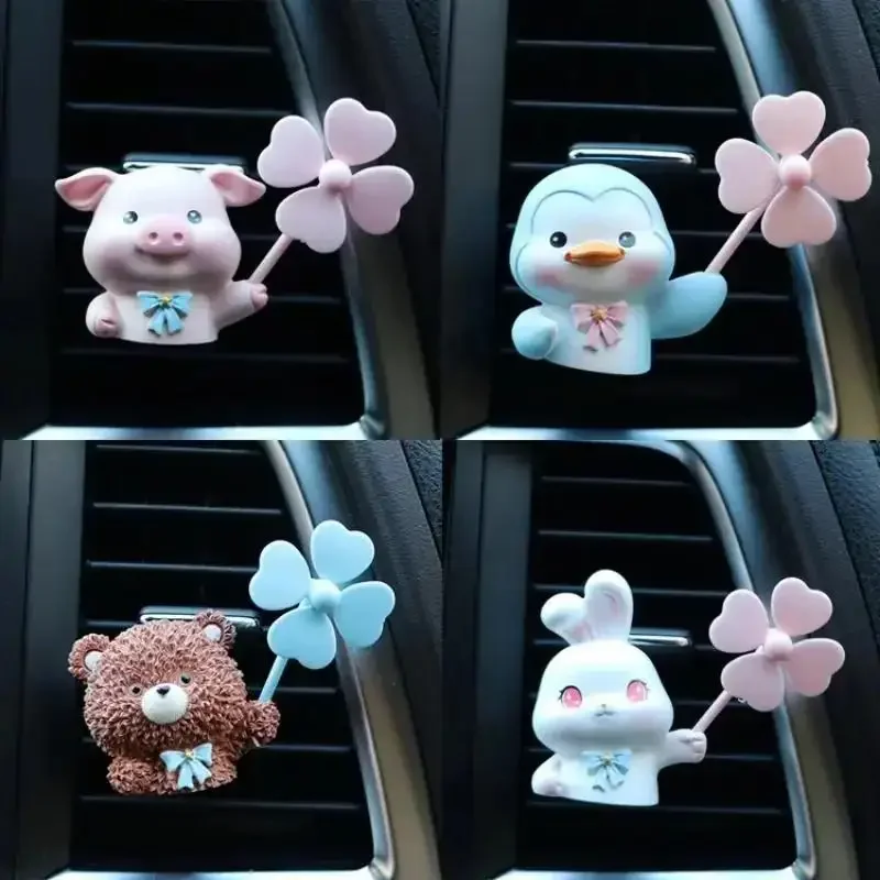 Ambientador purificador aire coche animal – Decoración fijación interior salida - imagen 2