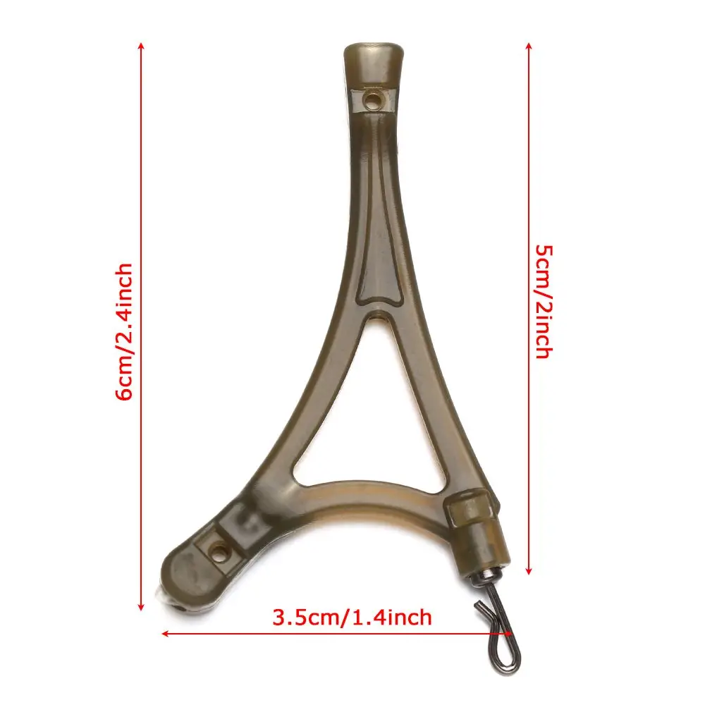 Grupo de anzuelos inferiores, equipo de aparejos de pesca, sistema antienredos, accesorios de pesca de carpa, herramienta de aparejos de carpa, curvas laterales giratorias - imagen 5